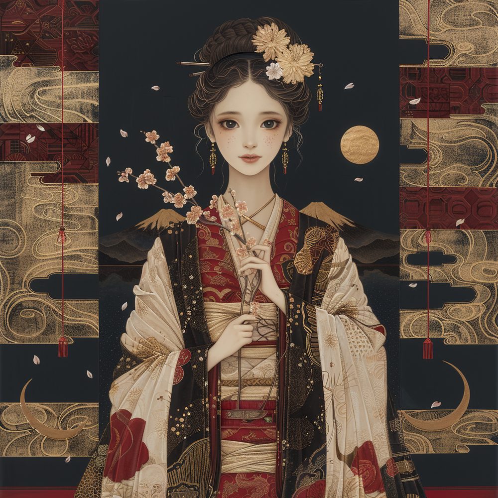 木花咲耶姫の絵